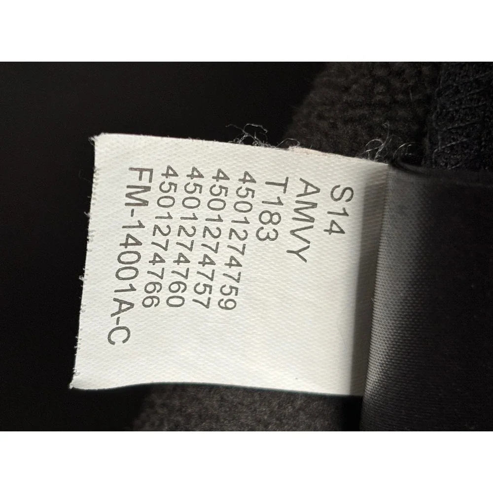 The North Face Men's Amvy T183 Black Apex Jacket Coat Full Zip Size‎ Large
